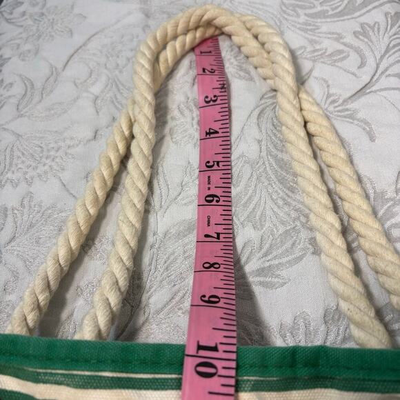 CB STATION Knotted Rope Tote Shoulder Bag Nautical Beach Coastal Summer Cruise - Picture 7 of 9